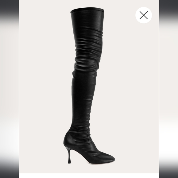 STUDIO AMELIA Shoes - Studio Amelia Spire thigh high lamb skin boots